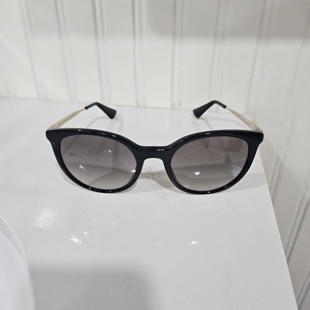 Prada Black and Gold Sunglasses - Picture 2 of 10